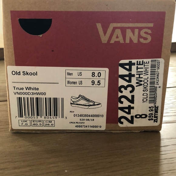 NIB Vans Old Skool Shoes - Picture 2 of 4